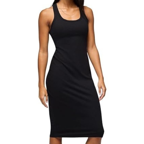 Universal Thread Black Sleeveless Sheath Midi Dress - Picture 2 of 8